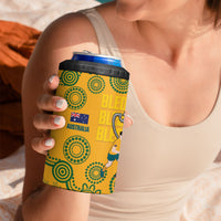 New Zealand Australia Rugby Bledisloe 2026 4 in 1 Can Cooler Tumbler Champion Trophy Maori Aboriginal Art LT14 - Polynesian Pride