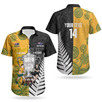 New Zealand Australia Rugby Bledisloe 2026 Custom Couples Matching Puletasi and Hawaiian Shirt Champion Trophy Maori Aboriginal Art LT14 - Polynesian Pride