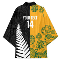 New Zealand Australia Rugby Bledisloe 2026 Custom Kimono Champion Trophy Maori Aboriginal Art LT14 - Polynesian Pride