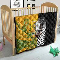 New Zealand Australia Rugby Bledisloe 2026 Quilt Champion Trophy Maori Aboriginal Art LT14 - Polynesian Pride