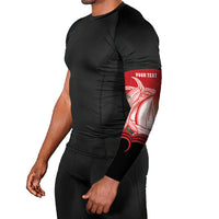 Vavau Sailing Festival Tonga Personalised Arm Sleeves Humpback Whale Sailboat Tropical Vibes LT14 - Polynesian Pride