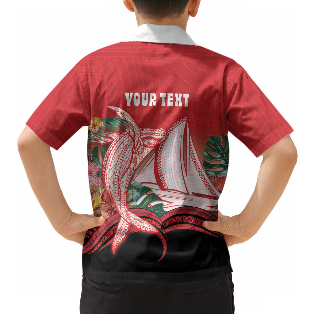 Vavau Sailing Festival Tonga Personalised Hawaiian Shirt Humpback Whale Sailboat Tropical Vibes LT14 - Polynesian Pride