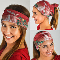 Vavau Sailing Festival Tonga Personalised Neck Gaiter Humpback Whale Sailboat Tropical Vibes LT14 - Polynesian Pride