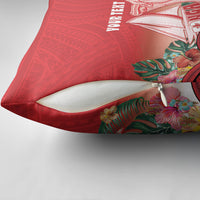 Vavau Sailing Festival Tonga Personalised Pillow Cover Humpback Whale Sailboat Tropical Vibes LT14 - Polynesian Pride