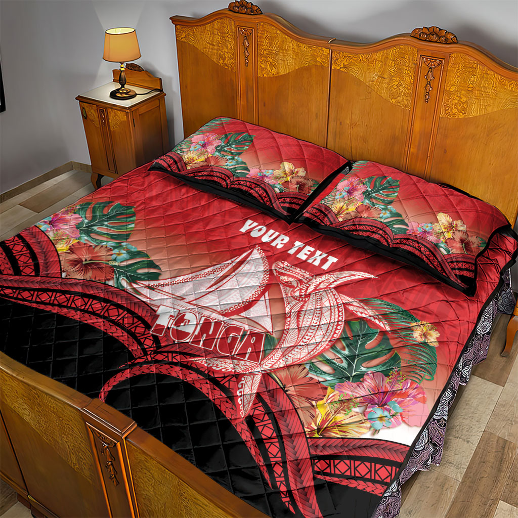 Vavau Sailing Festival Tonga Personalised Quilt Bed Set Humpback Whale Sailboat Tropical Vibes LT14 - Polynesian Pride