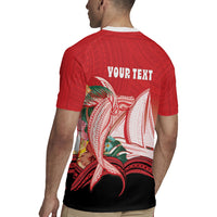 Vavau Sailing Festival Tonga Personalised Rugby Jersey Humpback Whale Sailboat Tropical Vibes LT14 - Polynesian Pride
