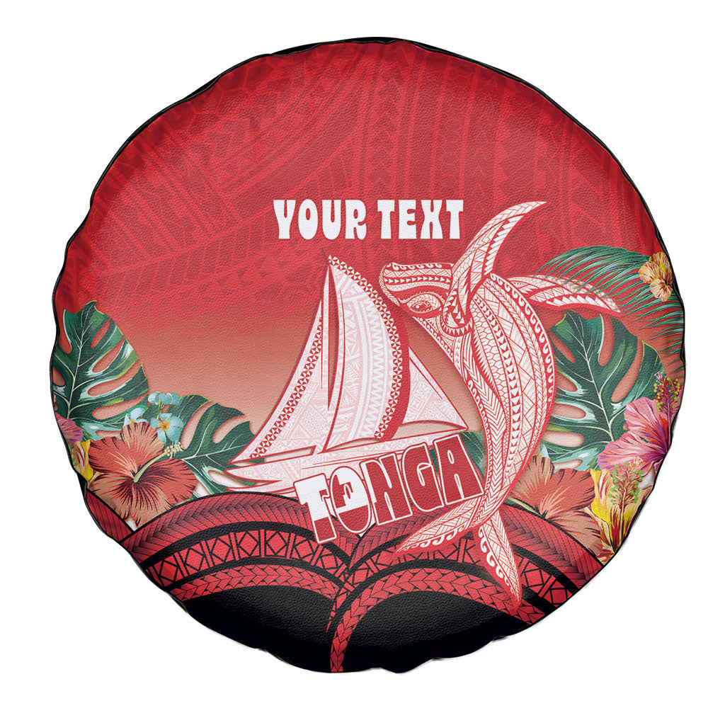 Vavau Sailing Festival Tonga Personalised Spare Tire Cover Humpback Whale Sailboat Tropical Vibes LT14 - Polynesian Pride