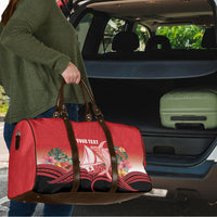 Vavau Sailing Festival Tonga Personalised Travel Bag Humpback Whale Sailboat Tropical Vibes LT14 - Polynesian Pride