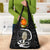 Black New Zealand Eel Grocery Bag Aotearoa Maori Tuna With Kotiate Weapon