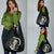 Black New Zealand Eel Grocery Bag Aotearoa Maori Tuna With Kotiate Weapon