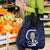 Blue New Zealand Eel Grocery Bag Aotearoa Maori Tuna With Kotiate Weapon