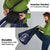 Blue New Zealand Eel Grocery Bag Aotearoa Maori Tuna With Kotiate Weapon