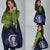 Blue New Zealand Eel Grocery Bag Aotearoa Maori Tuna With Kotiate Weapon