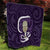 Purple New Zealand Eel Quilt Aotearoa Maori Tuna With Kotiate Weapon
