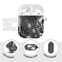 Black Coral Hawaii AirPods Case Ekaha Ku Moana Honu Sea Turtle LT14 - Polynesian Pride