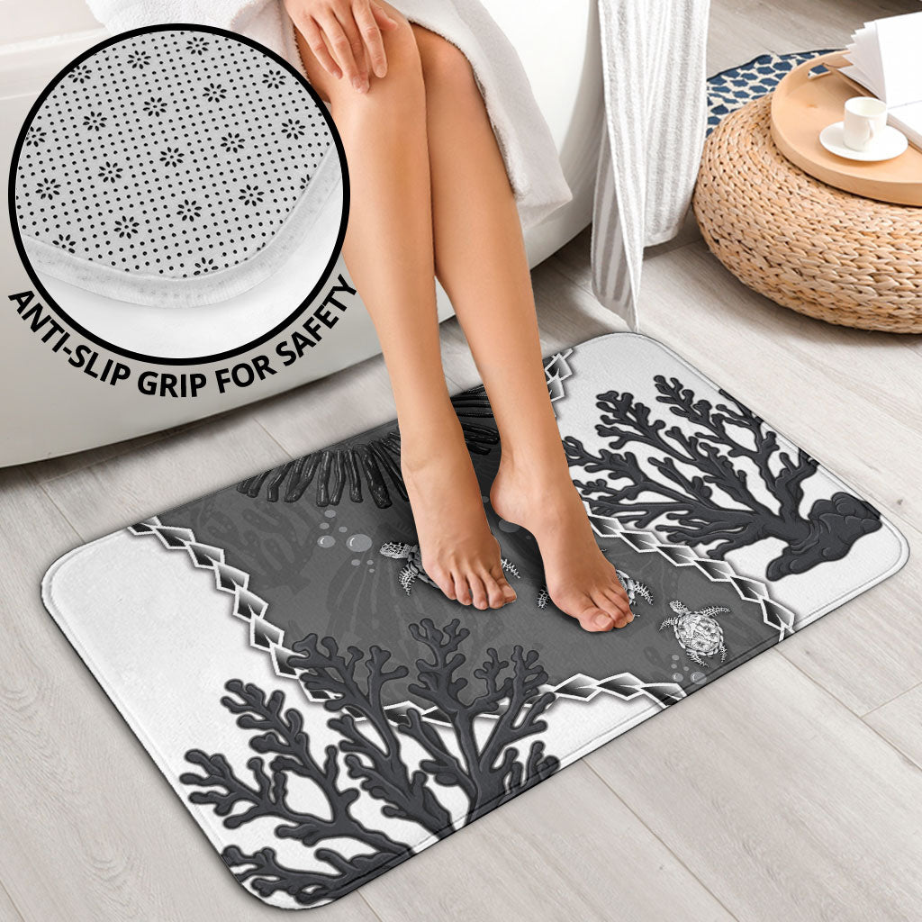 Black Coral Hawaii Bathroom Set Ekaha Ku Moana Honu Sea Turtle LT14 - Polynesian Pride