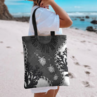 Black Coral Hawaii Tote Bag Ekaha Ku Moana Honu Sea Turtle LT14 - Polynesian Pride