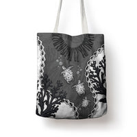 Black Coral Hawaii Tote Bag Ekaha Ku Moana Honu Sea Turtle LT14 - Polynesian Pride