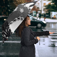 Black Coral Hawaii Umbrella Ekaha Ku Moana Honu Sea Turtle LT14 - Polynesian Pride