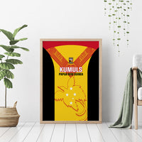 Papua New Guinea Rubgby Canvas Wall Art Pacific 2023 Go PNG Kumuls LT14 - Polynesian Pride