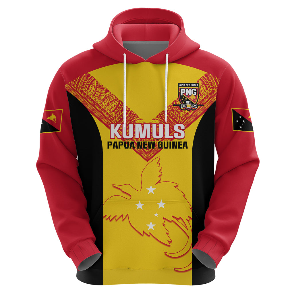 Custom Papua New Guinea Rubgby Hoodie Pacific 2023 Go PNG Kumuls LT14 - Polynesian Pride