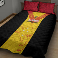 Papua New Guinea Rubgby Quilt Bed Set Pacific 2023 Go PNG Kumuls LT14 - Polynesian Pride