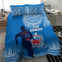 Samoa Rugby Bedding Set Pacific 2023 Go Toa Samoa LT14 - Polynesian Pride