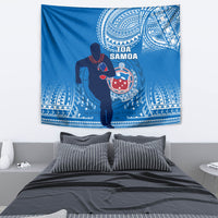 Samoa Rugby Tapestry Pacific 2023 Go Toa Samoa LT14 - Polynesian Pride