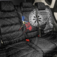 Philippines Strong Back Car Seat Cover Filipino Map Polynesian Tattoo - Polynesian Pride