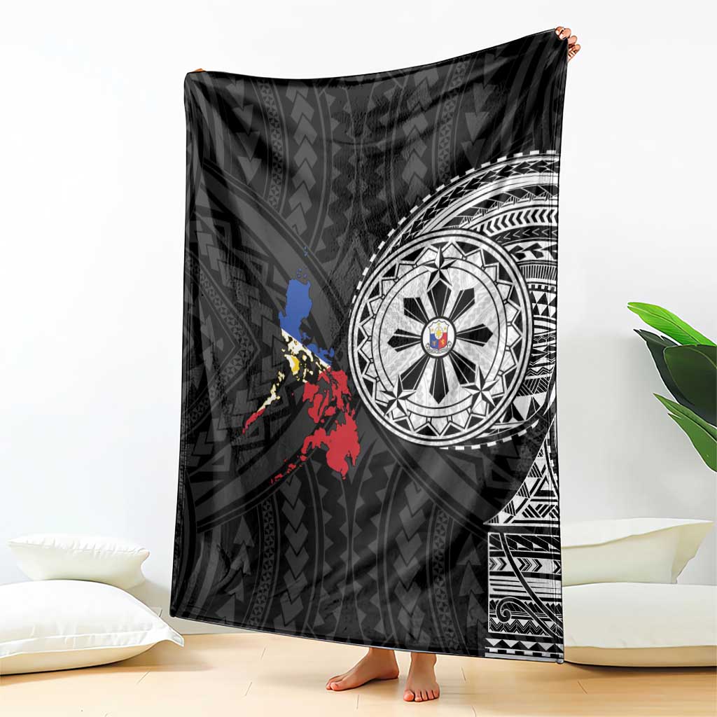 Philippines Strong Blanket Filipino Map Polynesian Tattoo - Polynesian Pride