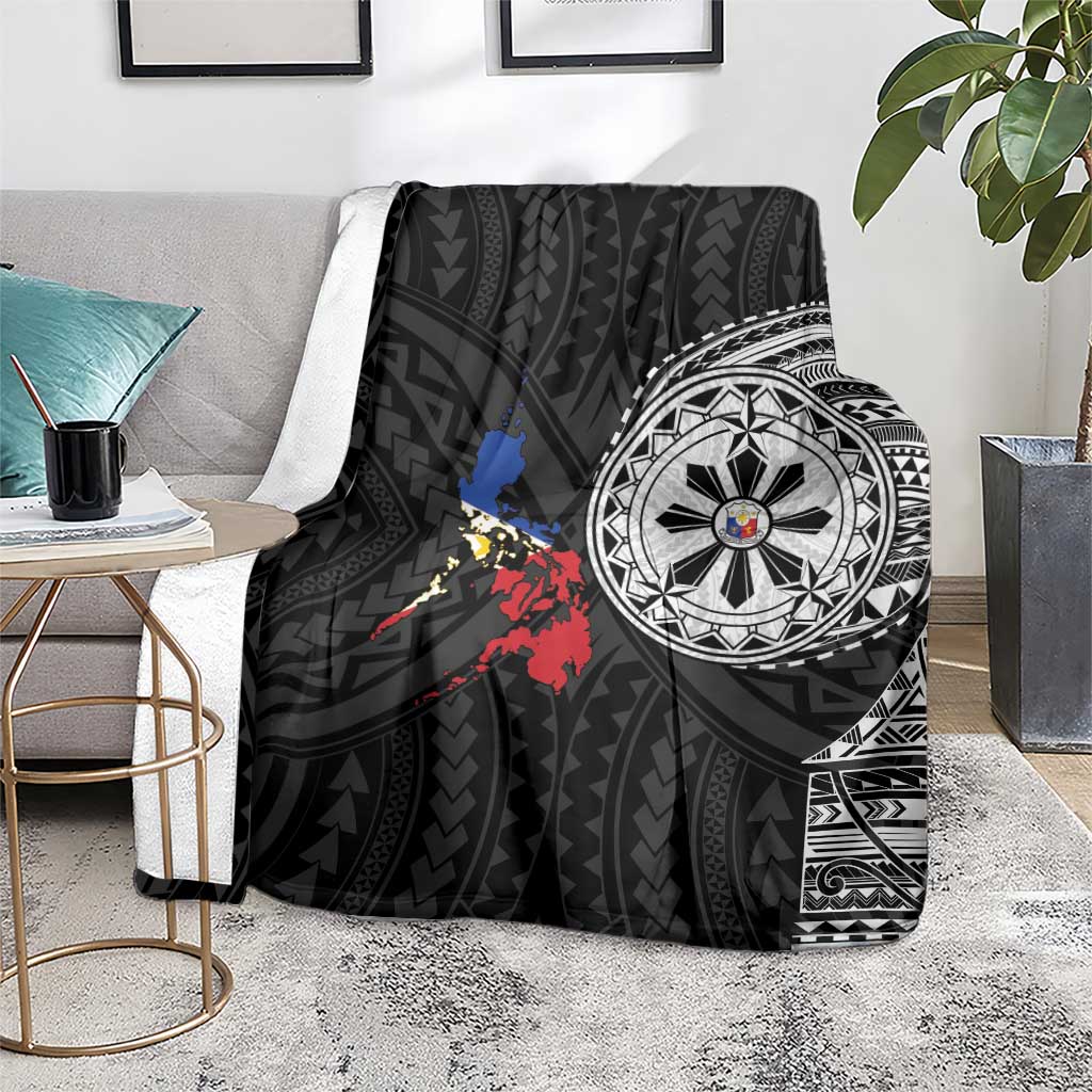 Philippines Strong Blanket Filipino Map Polynesian Tattoo - Polynesian Pride