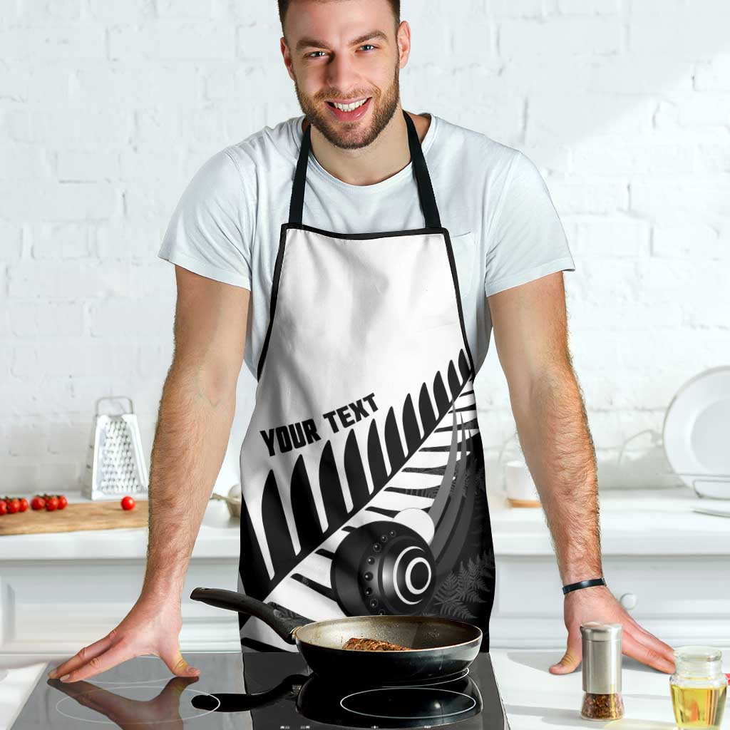 New Zealand Lawn Bowls Custom Apron Aotearoa Silver Fern - Polynesian Pride