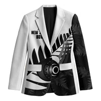 New Zealand Lawn Bowls Custom Blazer Aotearoa Silver Fern - Polynesian Pride