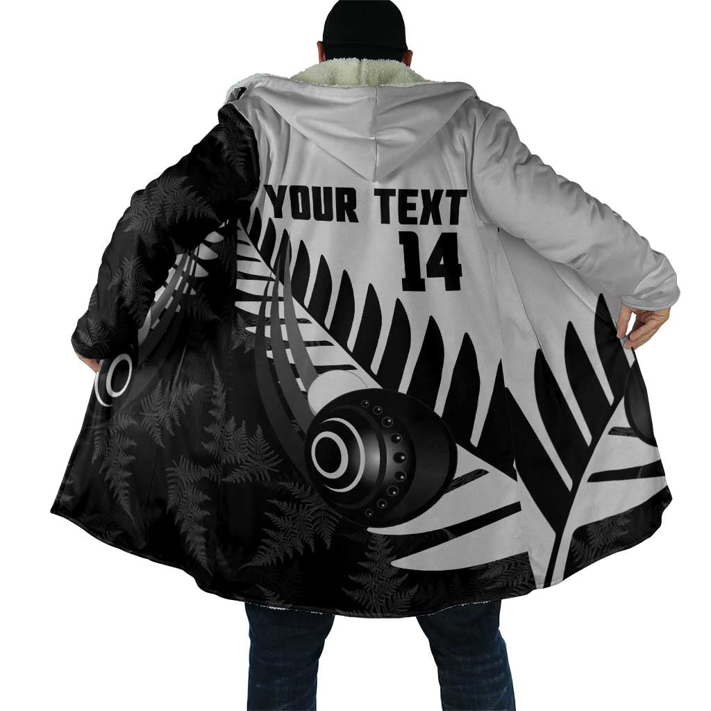 New Zealand Lawn Bowls Custom Cloak Aotearoa Silver Fern - Polynesian Pride