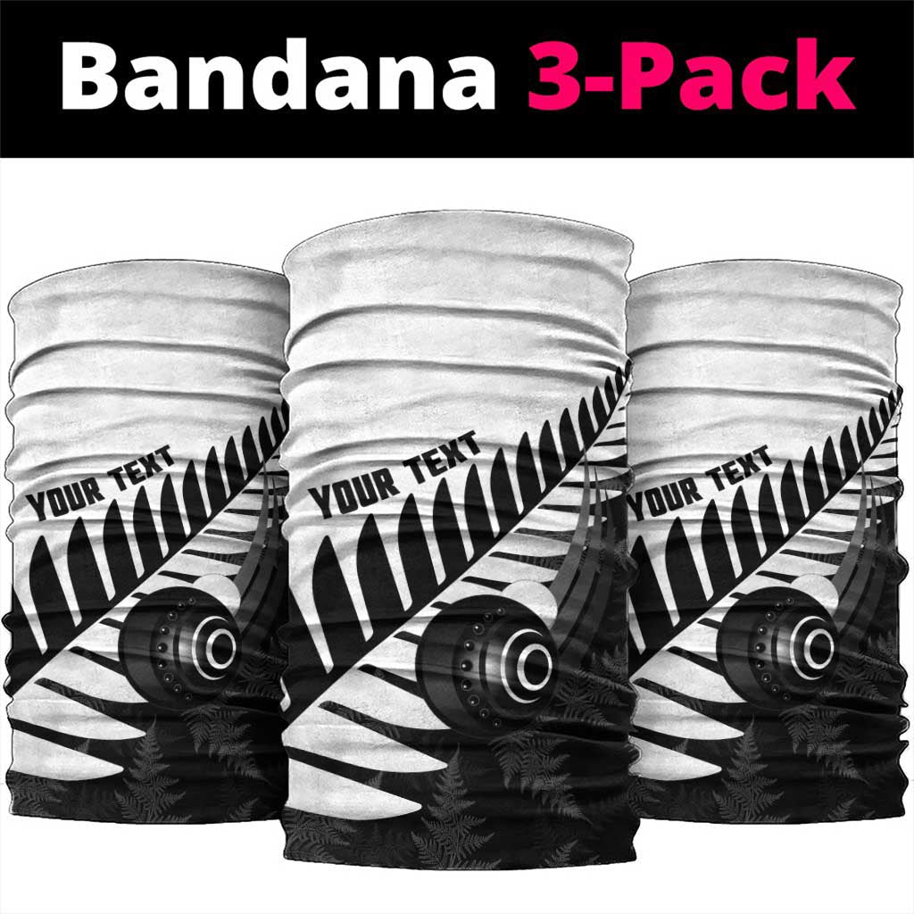 New Zealand Lawn Bowls Custom Neck Gaiter Aotearoa Silver Fern - Polynesian Pride