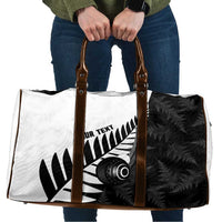 New Zealand Lawn Bowls Custom Travel Bag Aotearoa Silver Fern - Polynesian Pride