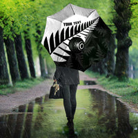 New Zealand Lawn Bowls Custom Umbrella Aotearoa Silver Fern - Polynesian Pride