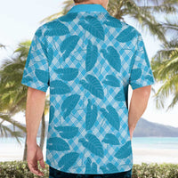Blue Hawaii Kalo Palaka Motifs Hawaiian Shirt Hawaiian Taro Leaves Elegant Vibes LT14 - Polynesian Pride