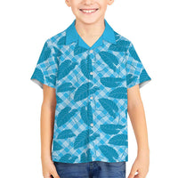 Blue Hawaii Kalo Palaka Motifs Hawaiian Shirt Hawaiian Taro Leaves Elegant Vibes LT14 - Polynesian Pride