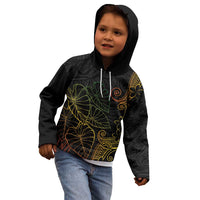 Aloha Hawaii Kalo Kid Hoodie Reggae Taro Polynesian Pattern - Polynesian Pride