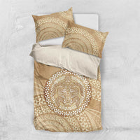 Tonga Ngatu Turtle Bedding Set Vintage Tongan Tapa Cloth