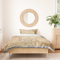 Tonga Ngatu Turtle Bedding Set Vintage Tongan Tapa Cloth