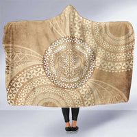 Tonga Ngatu Turtle Hooded Blanket Vintage Tongan Tapa Cloth