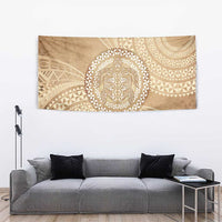 Tonga Ngatu Turtle Tapestry Vintage Tongan Tapa Cloth