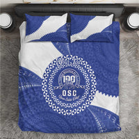 Queen Salote College 100th Anniversary Personalized Bedding Set Est 1926 Kolisi Fefine Tongan Ngatu Pattern