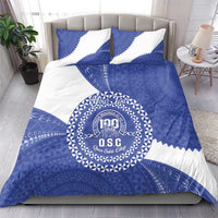 Queen Salote College 100th Anniversary Personalized Bedding Set Est 1926 Kolisi Fefine Tongan Ngatu Pattern