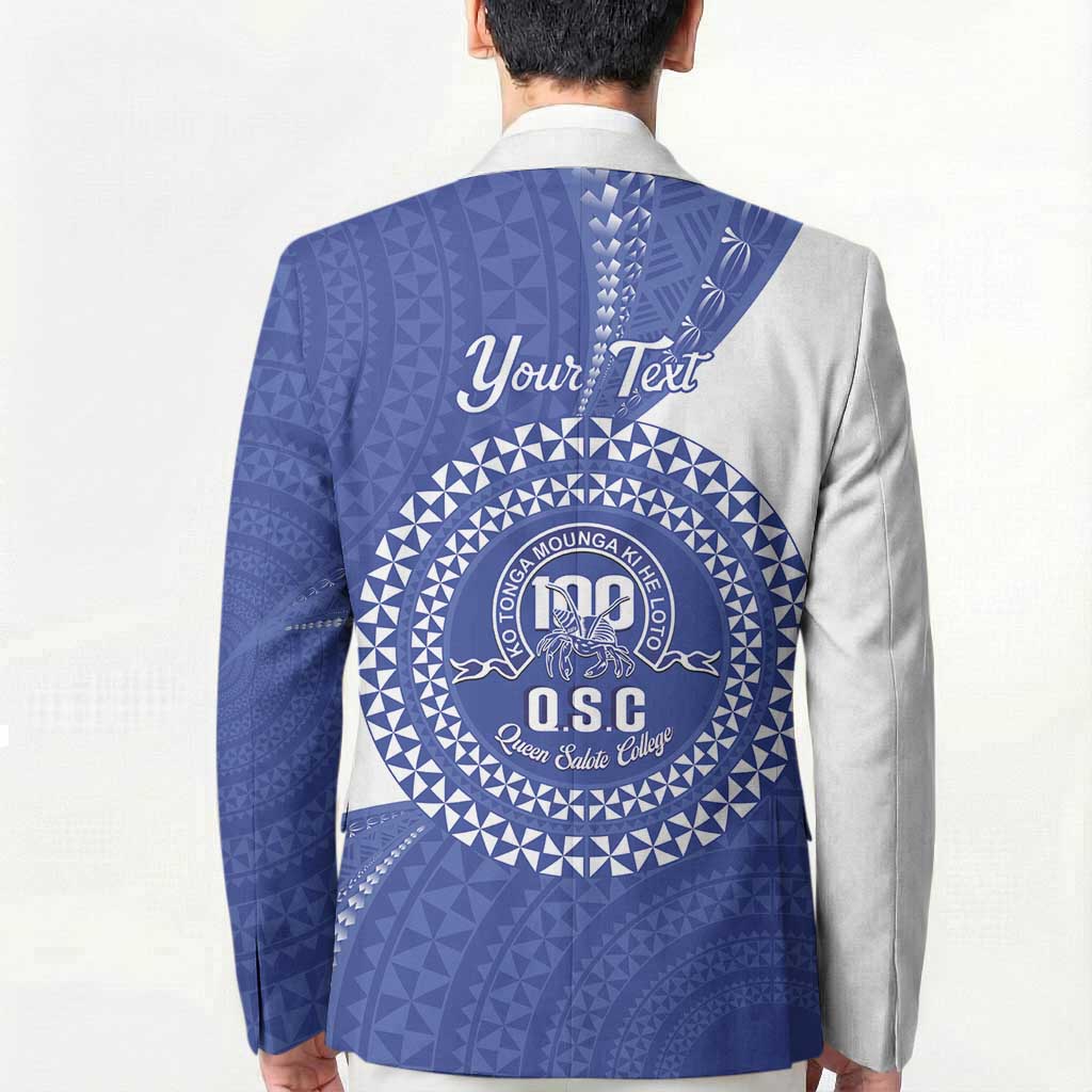 Queen Salote College 100th Anniversary Personalized Blazer Est 1926 Kolisi Fefine Tongan Ngatu Pattern