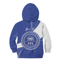 Queen Salote College 100th Anniversary Personalized Kid Hoodie Est 1926 Kolisi Fefine Tongan Ngatu Pattern