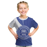 Queen Salote College 100th Anniversary Personalized Kid T Shirt Est 1926 Kolisi Fefine Tongan Ngatu Pattern