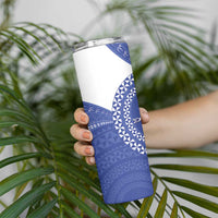 Queen Salote College 100th Anniversary Skinny Tumbler Est 1926 Kolisi Fefine Tongan Ngatu Pattern LT14 - Polynesian Pride